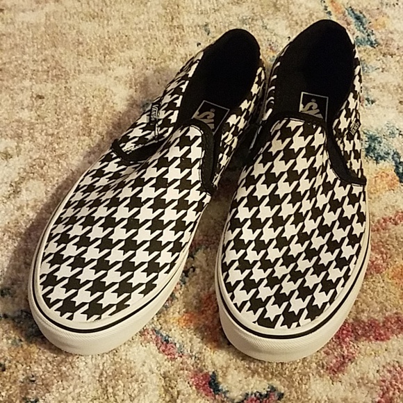 houndstooth vans